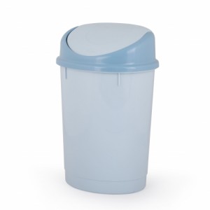 Контейнер д/мусора 12л овальный (голубой) (уп.6)