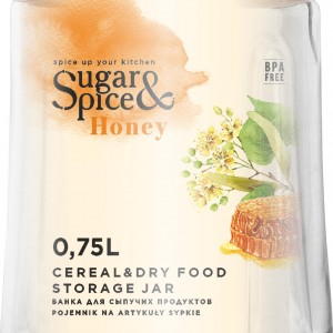 Банка для сыпучих продуктов Sugar&Spice Honey 0,75л Пионы SE2248(Репаблик-РФ)