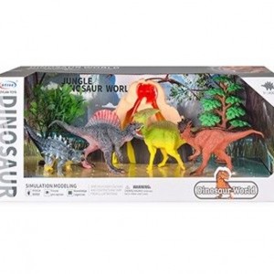 Игрушка: набор динозавров 4шт мод HW23003119 (ВИ)